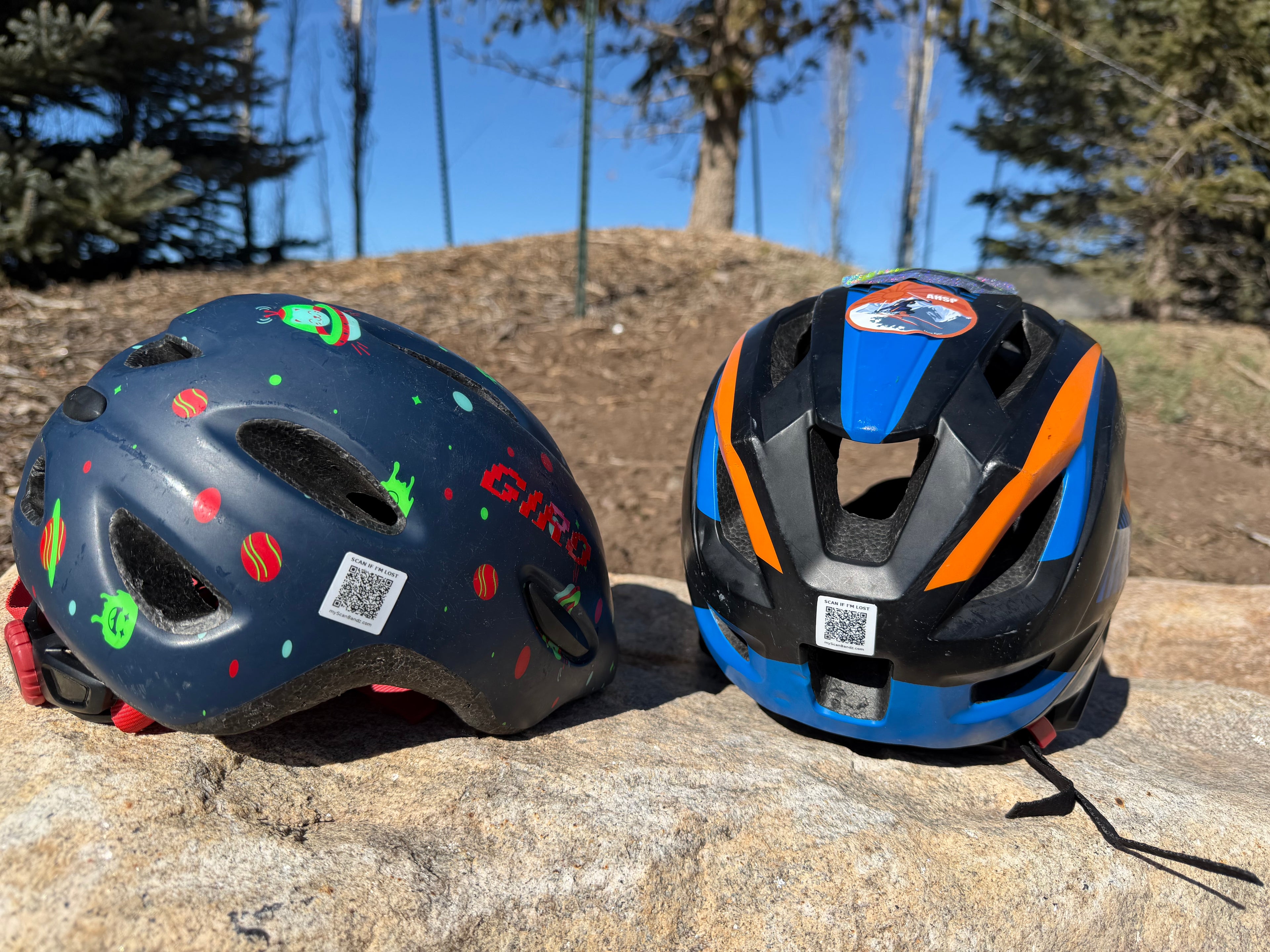 QR Gear Tag Stickers