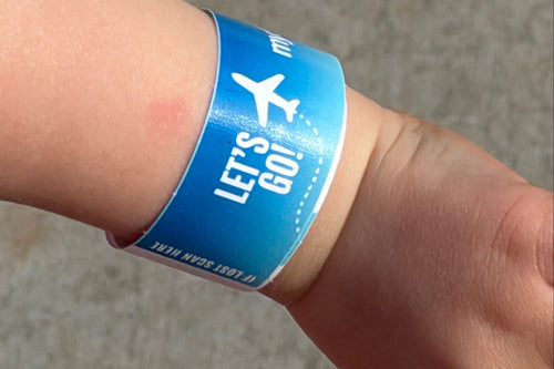 QR Safety Wristbands - Let's Go