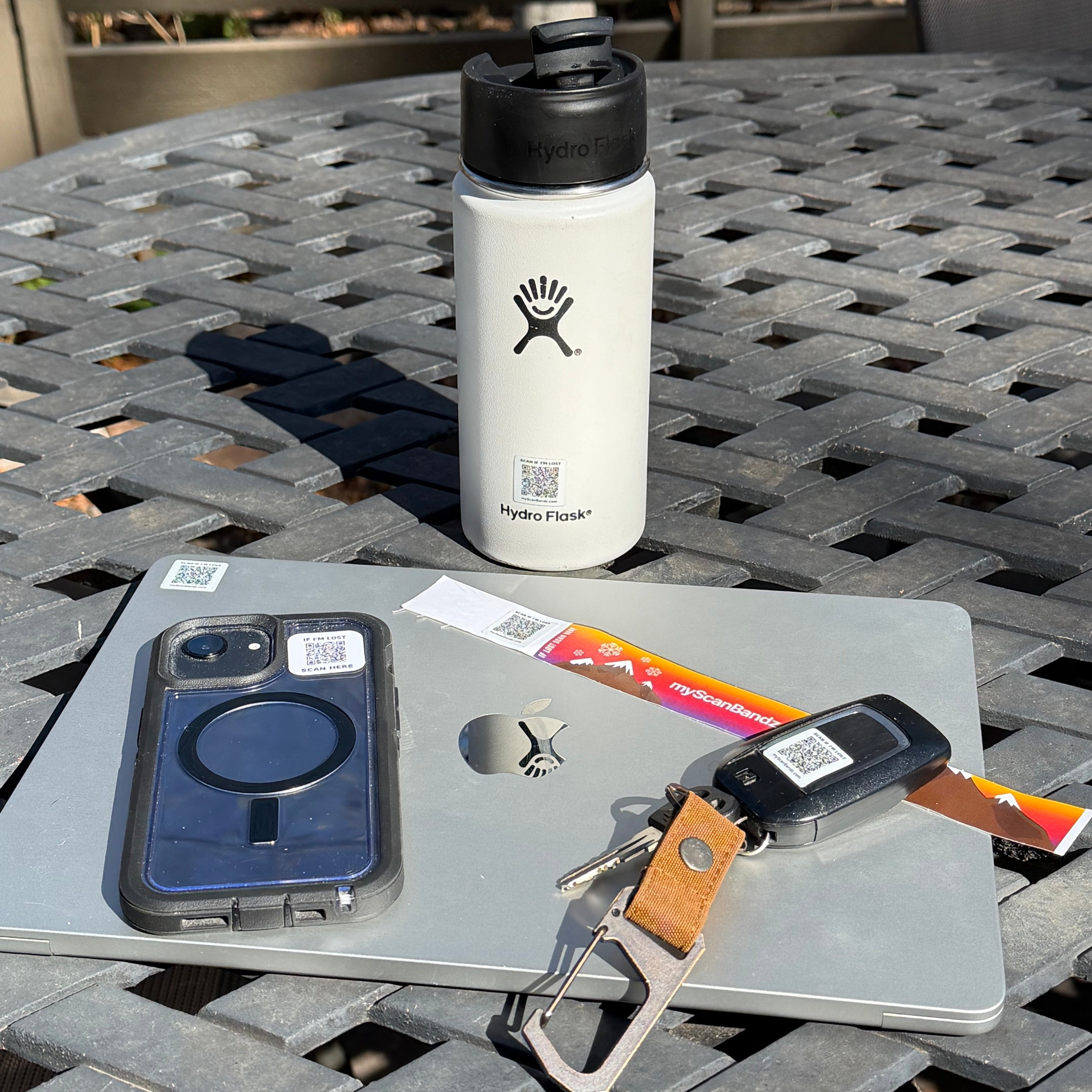 QR Gear Tags — Family Essentials Pack (12 Tags)