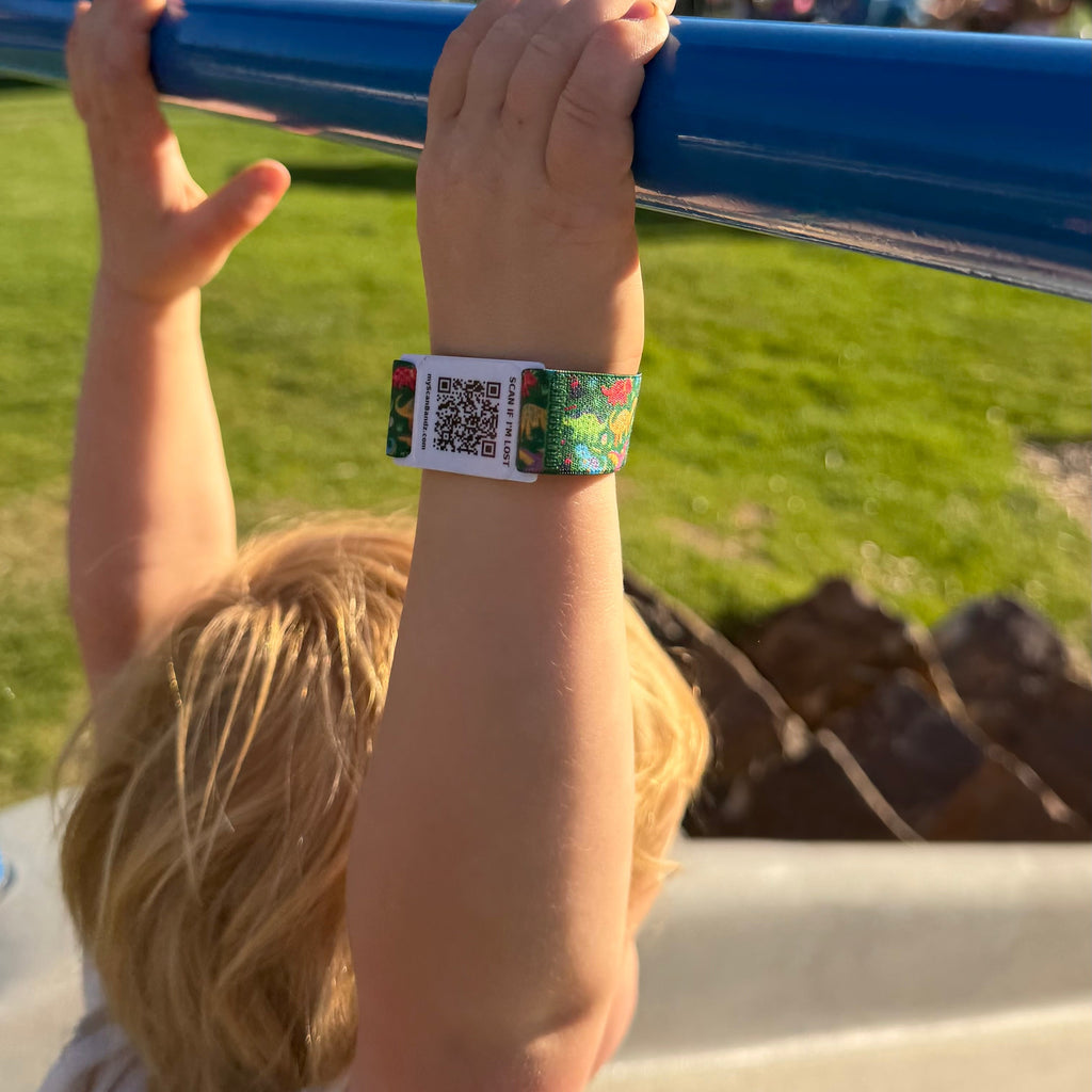 Elastic QR ID Bracelets