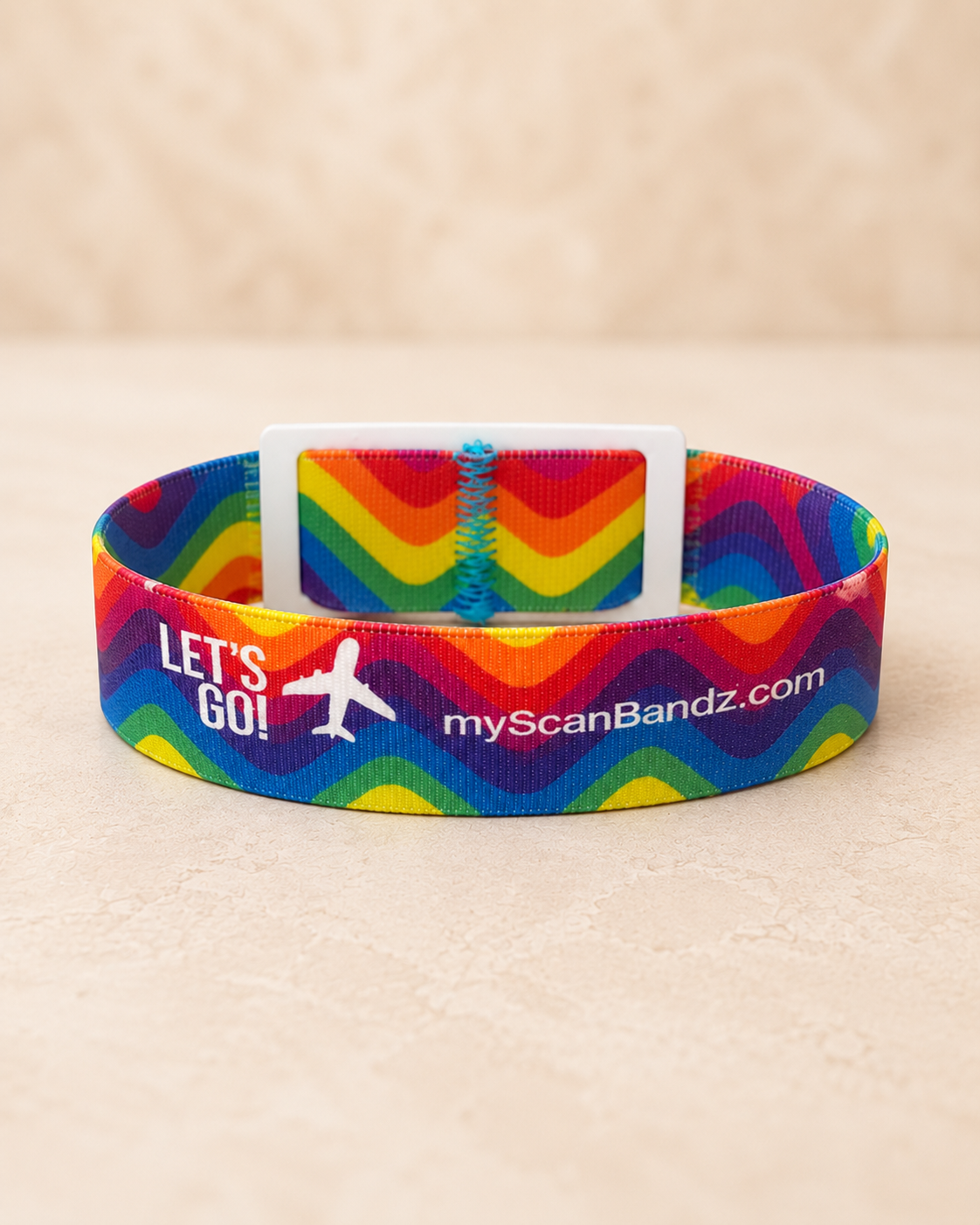 Elastic QR wristbands