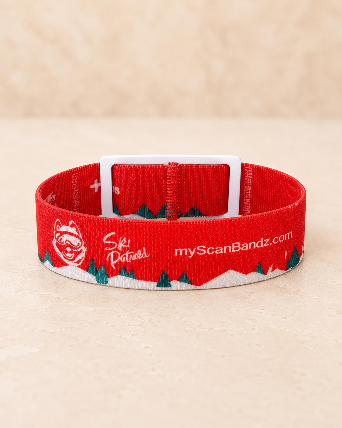 Elastic QR wristbands